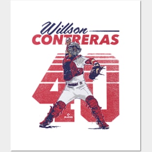 Willson Contreras St. Louis Retro Posters and Art